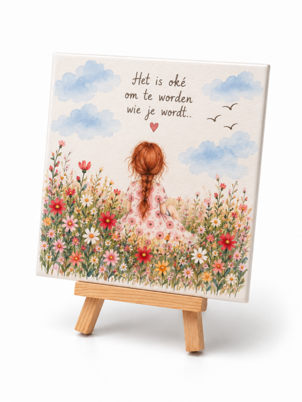 Tegeltje - Worden wie je wordt